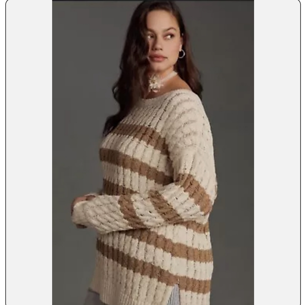 NWOT Anthropologie Pilcro Open Knit Sweater in Various Sizes